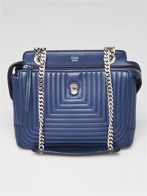 fendi blue quilted dotcom|Fendi Quilted Dotcom Small .